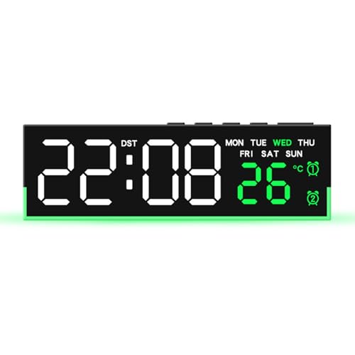 Storage Bag Digital Wecker Schlafzimmer Schreibtisch Mit Tag Der Woche Temperatur Laut Alarm Für Nachttisch LED Digitale Uhr LED Digital Storage Bag Digital Wecker Schlafzimmer Schreibtisch Mit Tag Der Woche Temperatur Laut Alarm Für Nachttisch LED Digitale Uhr LED Digital von Storage Bag