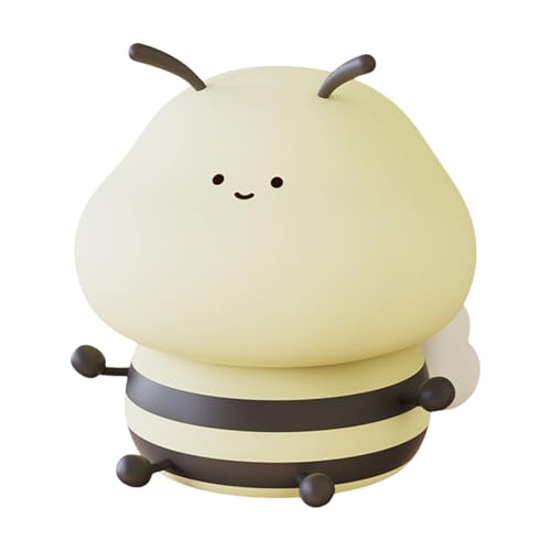 Storage Bag Dimmbare Kindergartenlampe USB Little Bienen Silikon Nachtlicht Wiederaufladbare Nachtleuchte Lösung Für Kinder Und Erwachsene Sicheres Silikon Nachtlicht von Storage Bag