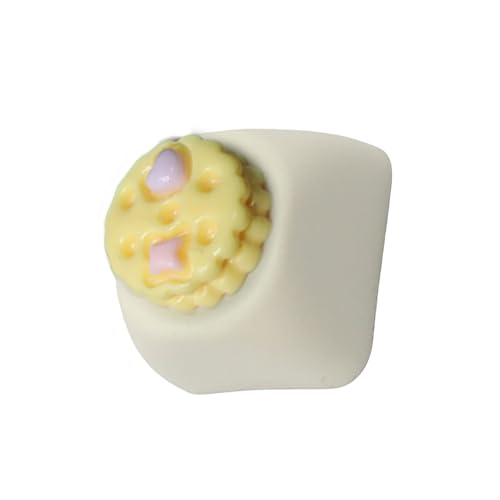 Storage Bag ESC Tastatur Harzharz Mechanik Tastaturschlüsselkaps Mit Desserts Mustern Handgefertigte Harz ESC Schlüsselkap Tastaturschlüsselkaps von Storage Bag