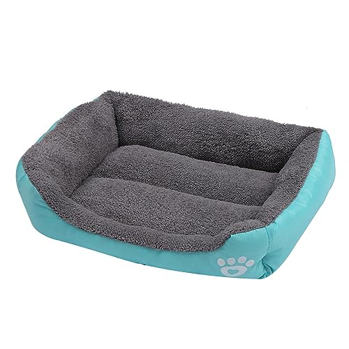 Storage Bag Haustierbett Mit Pelzigem Kissen Weiche Und Schöne Nicht rutschfeste Hundebastbasket Sofa Pelzkissen Nest Für Welpensofa Bett von Storage Bag