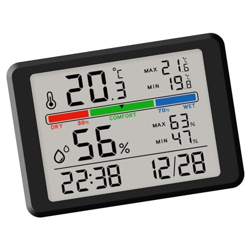 Storage Bag Innentemperatur Und Luftfeuchtigkeit Magnetische Digitale Uhr Mit Hohen Präzision von Storage Bag