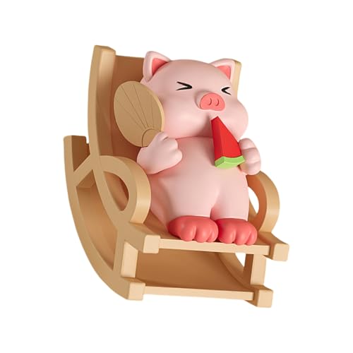 Storage Bag Kreative Cartoon Animal Schaukelstuhl Modellharze Miniaturskulptur Für Und Büro Tabletop Dekorativen Kreatives Geschenk von Storage Bag