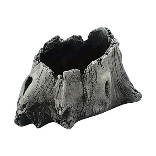 Storage Bag Künstliche Baumstümpfe Vase Dekorative Pflanzer Bellen Blumentöpfe Holzschaufel Für Pflanzenholz Rostik Kreative Kaktuszement Pflanzer von Storage Bag