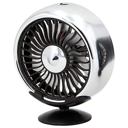 Storage Bag Multifunktions Auto Luftauslass Lüfterkühler 360 Grad Drehkühlventilator Elektrischer Zirkulator 12-24 V 3 Geschwindigkeitskühler von Storage Bag