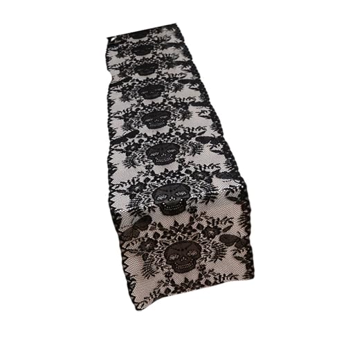 Storage Bag Spitzen Tischdecke Halloween Dekoration Polyester Tisch Läufer Für Esswand Hanging Hintergrund Display Halloween Wall Hanging Dekoration von Storage Bag