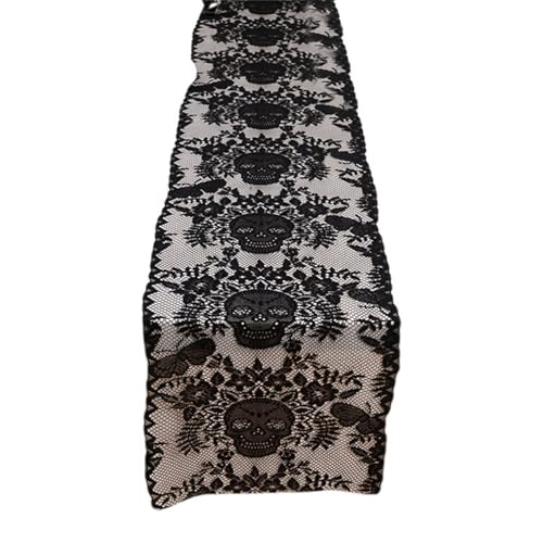 Storage Bag Spitzen Tischdecke Halloween Dekoration Polyester Tisch Läufer Für Esswand Hanging Hintergrund Display Halloween Wall Hanging Dekoration von Storage Bag