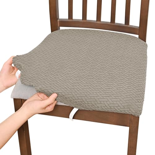 Storage Bag Verdickte Plüsch Essstuhlabdeckungen Streifen Gitter Stretch Stuhl Sitze Slipperhülle Weiche Warme Stühle Für Küchenleben Living Easy Installieren Sie Die Abdeckung von Storage Bag