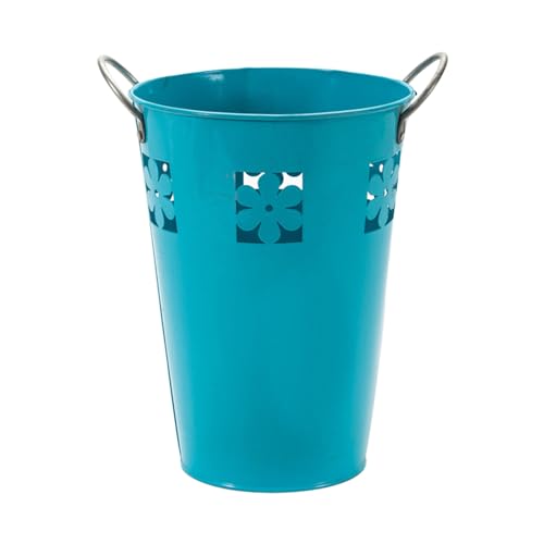Storage Bag Vintage Metall Vase Metall Pflanzer Eimer Mit Griffen Bauernhaus French Eimer Für Herzstück Hochzeitsdekorationen Stilvoller Blumenhalter von Storage Bag