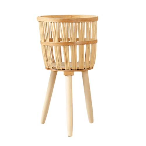 Stylish Gewebte Pflanzenausstellungsständer Blumenregal Korb Einzigartige Designs Für Home Decoration Gartenbegeisterte Natural Planter von Storage Bag