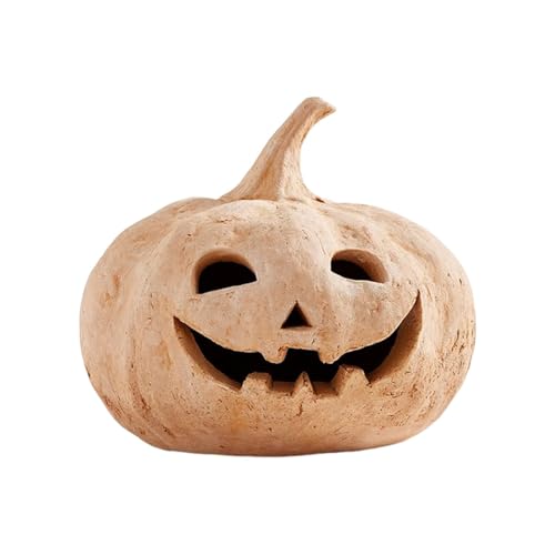 Terrakottas Kürbiskornament Jacks O Glims Halloween Dekore wasserdichte Künstliche Dekore Mittelstücke Terrakottas Ornament Terrakottas Kürbiskornament Jacks O Glims Halloween Dekore wasserdichte Künstliche Dekore Mittelstücke Terrakottas Ornament von Storage Bag