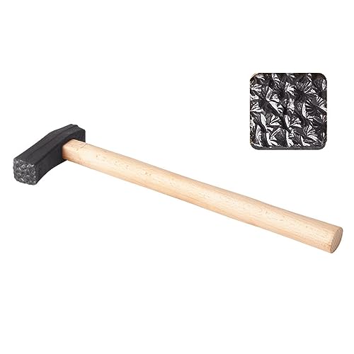 Texturing Hammer Schmuckherstellung Werkzeug Quadratischer Mit Holzgriff Metallmuster Gestaltet Form Der Formwerkzeuge Schmuck Hammer Textur von Storage Bag