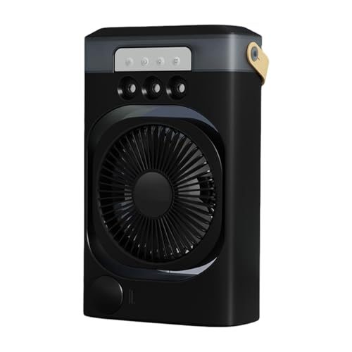 Tragbare Desktop Luftkühlgerät Klimaanlage Mit 3 Geschwindigkeitsanpassungen Und 7 LED Licht Perfekt Für Verschiedene Platz Tragbare Kleine Luftkühlventilator Tragbare Desktop Luftkühlgerät Klimaanlage Mit 3 Geschwindigkeitsanpassungen Und 7 LED Licht Perfekt Für Verschiedene Platz Tragbare Kleine Luftkühlventilator von Storage Bag
