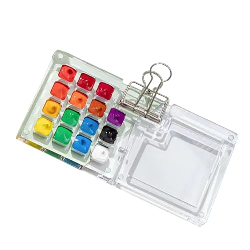Tragbares Aquarellfarbe Set Mit Metallklemme Aquarell Paint Box Mixing Tablett Art Artist Art Supply Für Anfängerreisen Tragbares Aquarellfarbe Set Mit Metallklemme Aquarell Paint Box Mixing Tablett Art Artist Art Supply Für Anfängerreisen von Storage Bag