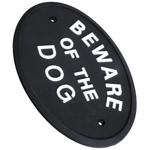 WARNUNGS Beschilderung Freien Vorsicht Des Hunde Silikonzeichens Mit Hoher Sichtbarkeit Mit Einfacher Installation Für Gate & Zaun Gate Warnschild von Storage Bag