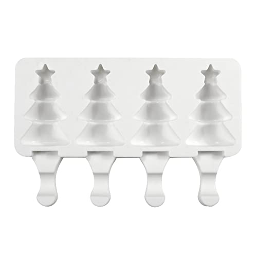 Weihnachtsbaumform Silikon Lollipop Form Backutensilien Sichere Fondant Süßigkeiten Schimmelpilze Umweltfeuere Backgeschenk Eisformen Für Kinder von Storage Bag