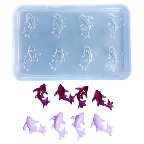 Wiederverwendbare Silikonform Katze Form Fondant Kuchenform Handgefertigte Form Für Pralinen Goldfische Themen Schmuckform Fondantformen Ornamente von Storage Bag
