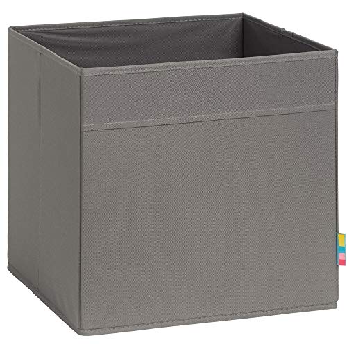 Storanda | MIO Aufbewahrungsbox Regal | Faltbare & Extra Stabile Kallax Boxen Aufbewahrung | Aufbewahrungskorb Regalbox für Würfelregal | Ideal für Zuhause & Kinderzimmer | 33x33x33 cm | Anthrazit von Storanda