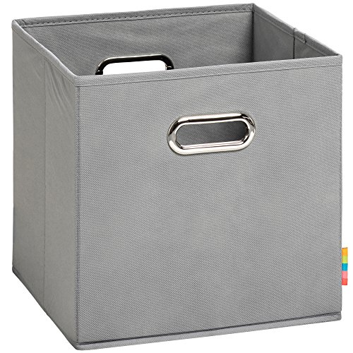 Storanda | Aufbewahrungsbox MIA | Faltbox | Korb | 28x28x28 cm | Grau von Storanda