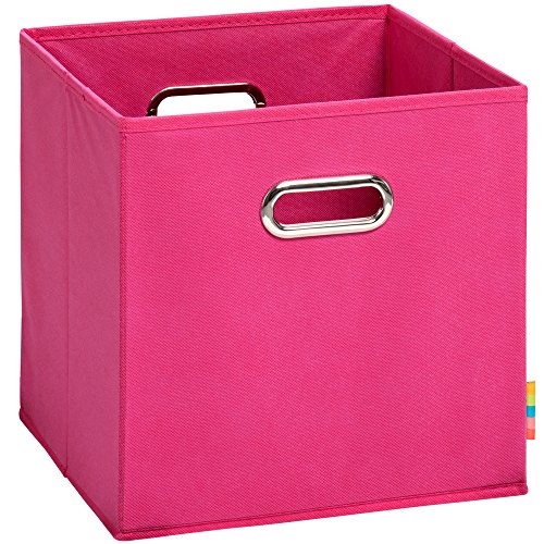 Storanda | Aufbewahrungsbox MIA | Faltbox | Korb | 28x28x28 cm | Pink von Storanda