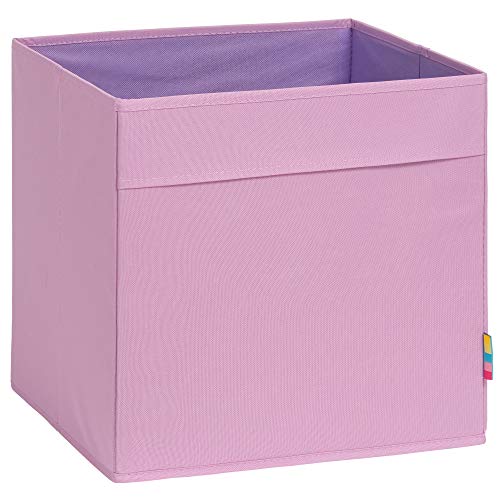 Storanda | MIO Aufbewahrungsbox Regal | Faltbare & Extra Stabile Kallax Boxen Aufbewahrung | Aufbewahrungskorb Regalbox für Würfelregal | Ideal für Zuhause & Kinderzimmer | 33x33x33 cm | Flieder von Storanda