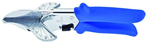 STORCH Leistenschere, Gehrungsschere, Profilschere, Winkelverstellbar, Hartes Material, 45°-120° Skalierung, 60mm Schnittbreite von Storch