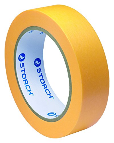 Storch SUNNYpaper Spezialpapierband Das Goldene Profi Malerband Goldband Malerklebeband Gold Abklebeband Lackierband bis 3 Monate UV beständig Breite 19mm x 50m von Storch