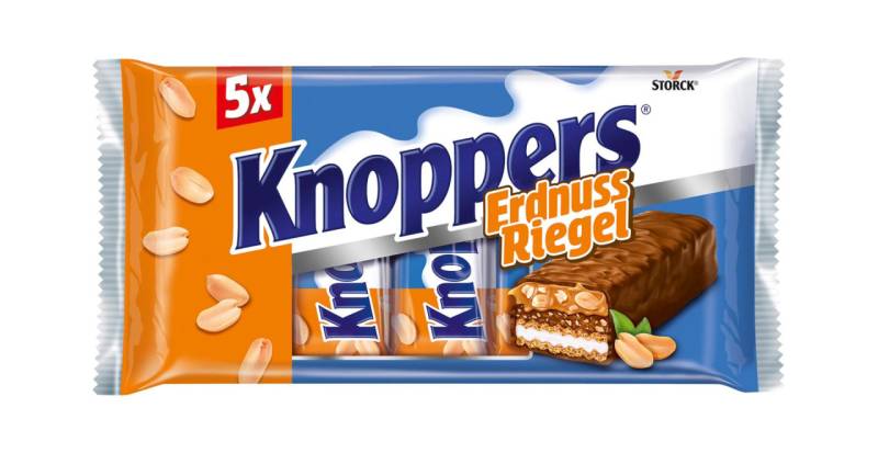 Knoppers Nussriegel Erdnuss 5x 40 g von Storck