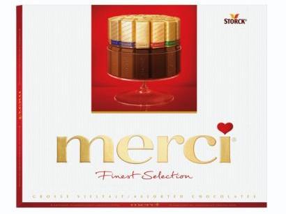 Merci Finest Schokoriegel 250 g von Storck