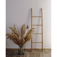 Decken Leiter Ahorn, Badezimmer Leiter, 5 Fuß Display Dekorative Für Badezimmer, Handtuchhalter, Holz von StoreWoodUA