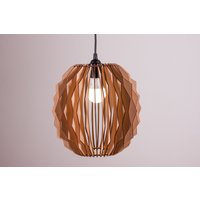 Hängeleuchte Holz, Moderne Pendelleuchte, Holz Pendelleuchte, Deckenlampe Schirm, Holz von StoreWoodUA