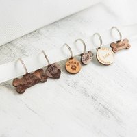 Hundemarke Personalisiert, Tiermarke Mit Gravur, Personalisierte Haustiermarke, Haustiermarke Aus Holz, Nach Maß, Kleine von StoreWoodUA