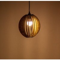 Pendelleuchte Schirm Holz, Hängelampen Schirm, Industrie Lampenschirm, Deckenlampenschirm, Chandelier Beleuchtung Holz, Moderner Lampenschirm von StoreWoodUA