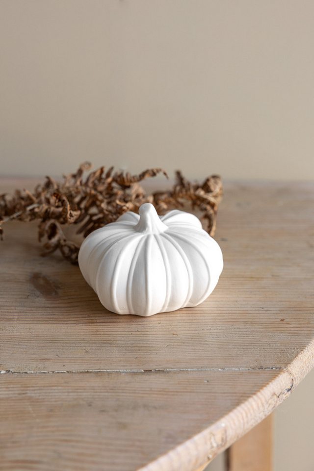 Storefactory Scandinavia Dekofigur Storefactory Kürbis Hovsjö groß weiß (1 St) von Storefactory Scandinavia