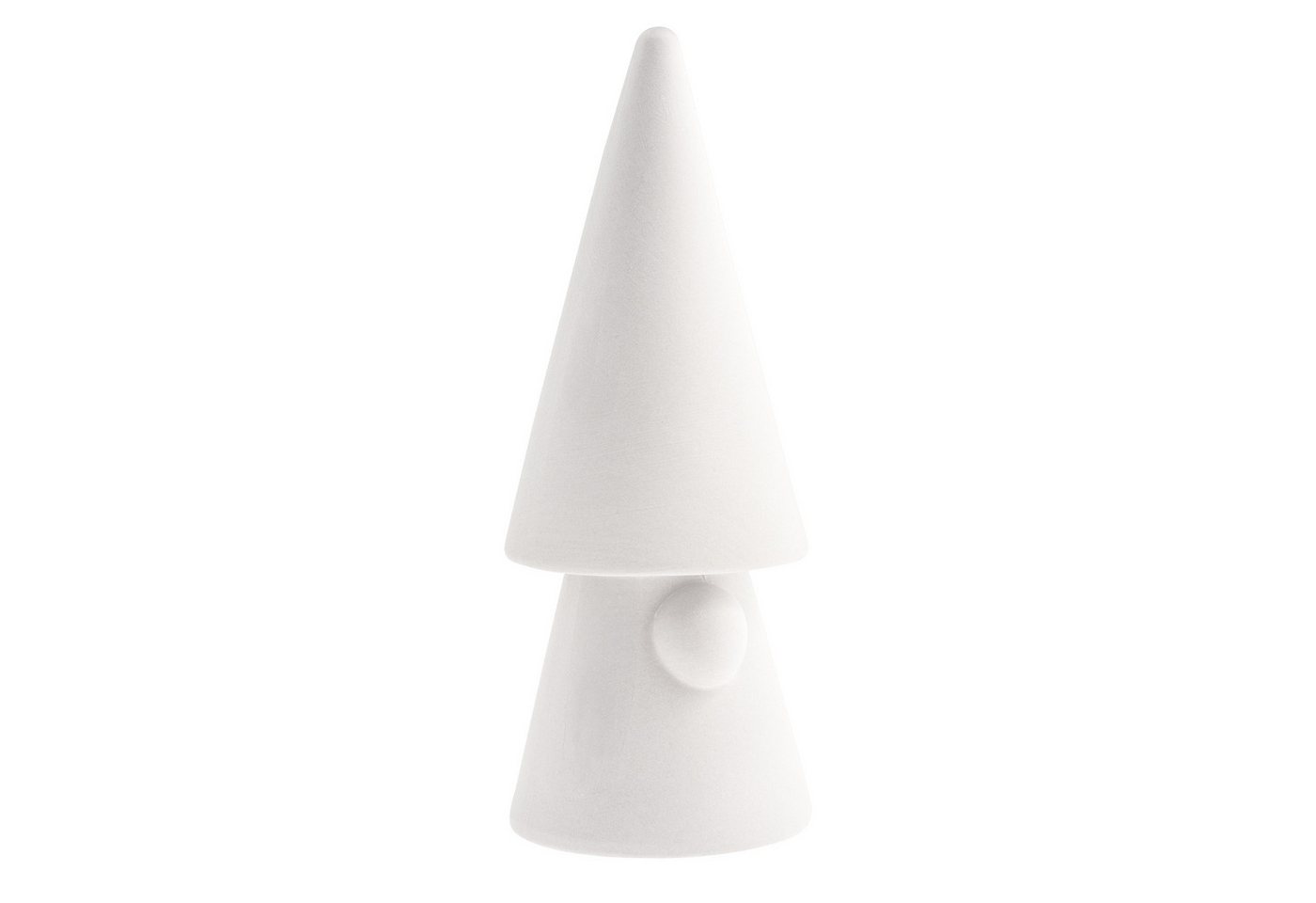 Storefactory Scandinavia Dekoobjekt Dekoobjekt Santa EVERT L Keramik weiß, Ø 6x15 cm von Storefactory Scandinavia