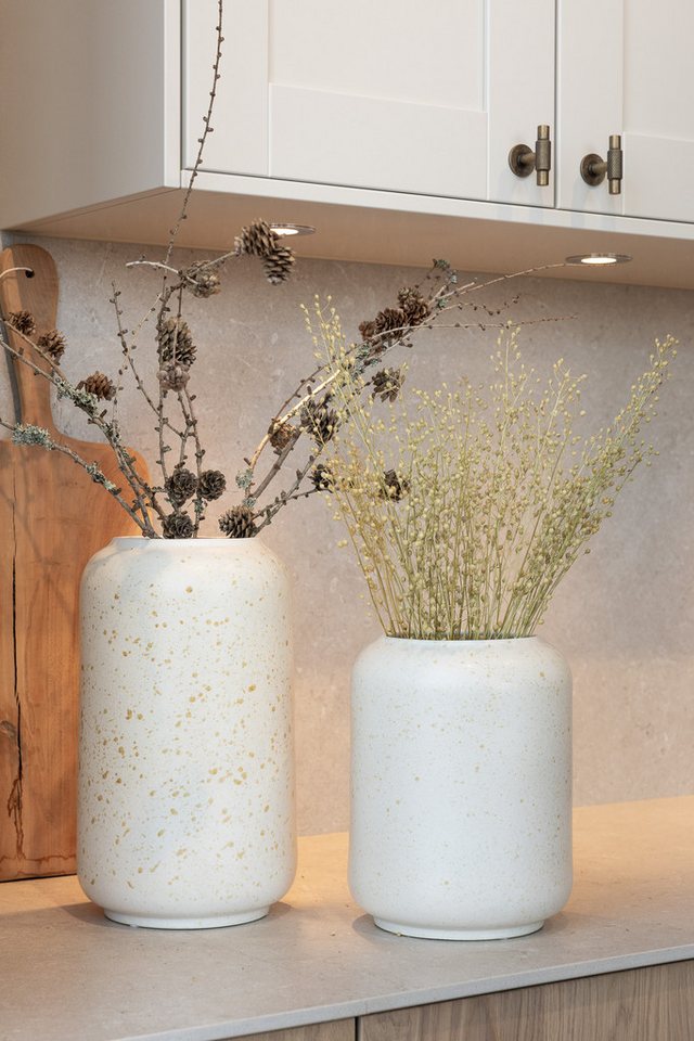 Storefactory Scandinavia Dekovase Vase HAVSLUND XL creme natur, Ø 18x32cm von Storefactory Scandinavia