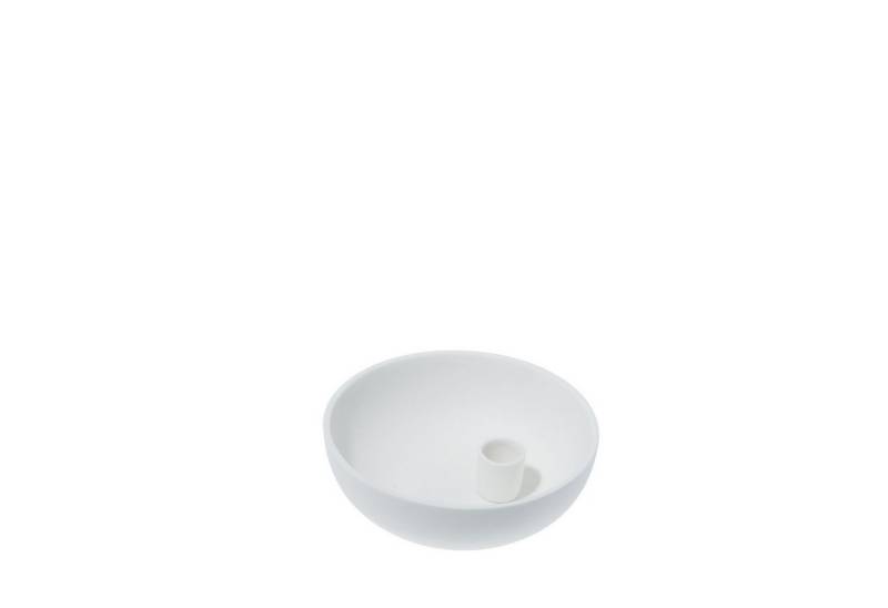Storefactory Scandinavia Kerzenständer Kerzenhalter LIDATORP L weiß, Ø 21x5cm von Storefactory Scandinavia