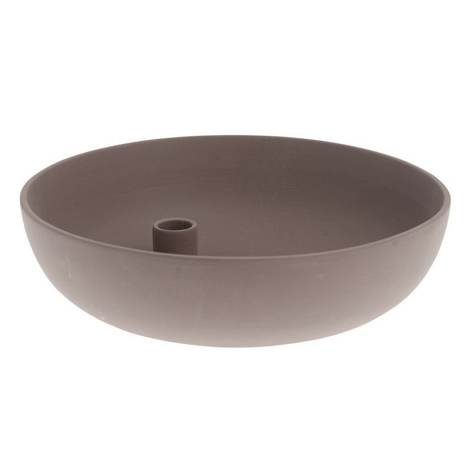 Storefactory Scandinavia Kerzenständer Kerzenhalter LIDATORP XL Keramik braun, Ø 26x7 cm Storefactory Scandinavia Kerzenständer Kerzenhalter LIDATORP XL Keramik braun, Ø 26x7 cm von Storefactory Scandinavia