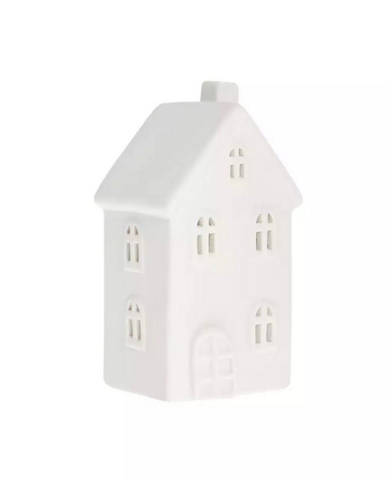 Storefactory Scandinavia Windlicht Dekorationshaus BYN Nr. 10 Keramik weiß, 8x6x16 cm von Storefactory Scandinavia