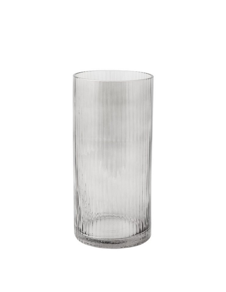Storefactory Scandinavia Windlicht Storefactory Vase Laterne RAMSJÖ S Glas grau, Ø12x25cm von Storefactory Scandinavia
