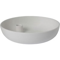 Kerzenhalter Lidatorp glossy white Ø 21 cm Kerzenhalter Lidatorp glossy white Ø 21 cm von Storefactory