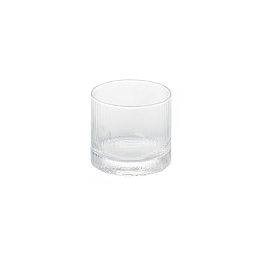 RAMSJÖ Mini Clear Glass Striped Candleholder von Storefactory