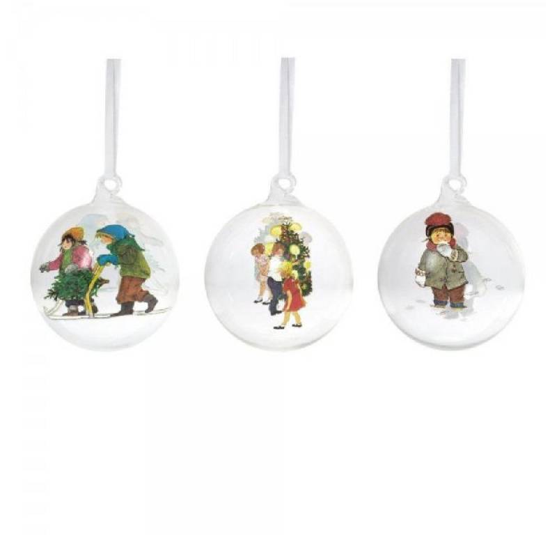 Storefactory Christbaumschmuck STOREFACTORY Ornamente Set Barnen Bullerbyn Chapter 1 (3-tlg) von Storefactory