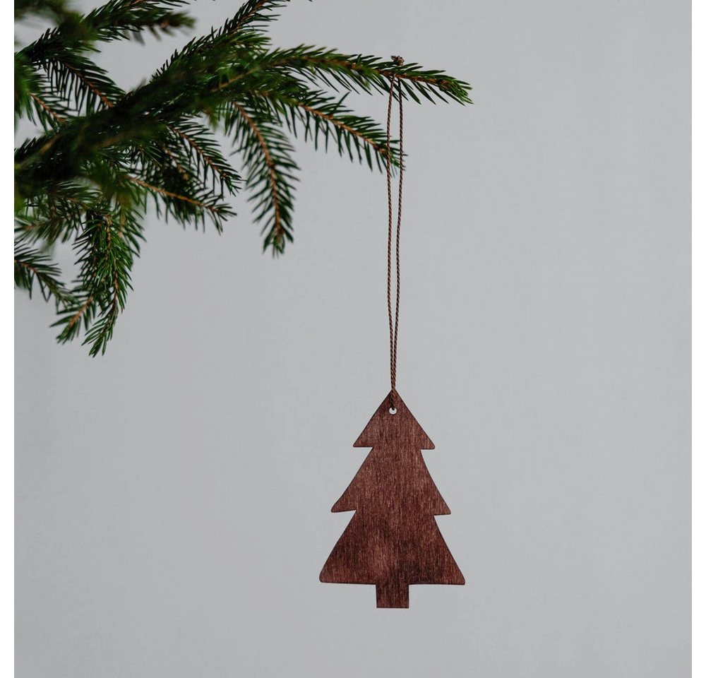 Storefactory Dekoobjekt Dekoanhänger Weihnachtsbaumschmuck aus Holz Tannenbaum Mulseryd von Storefactory