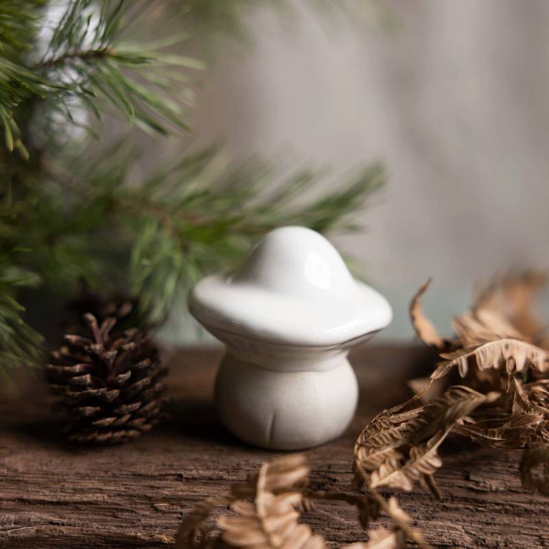 Storefactory Dekoobjekt Pilz Skogstorp Herbstdeko in grau weiß Storefactory Dekoobjekt Pilz Skogstorp Herbstdeko in grau weiß von Storefactory