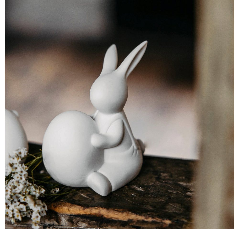 Storefactory Dekoobjekt Osterdekoration Hase Otto aus Keramik in weiß von Storefactory
