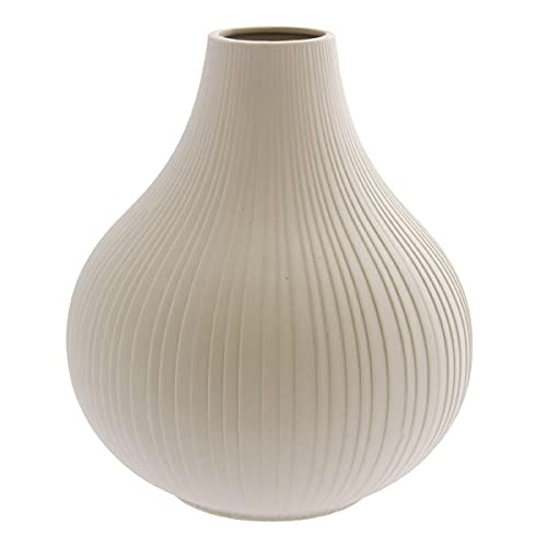 Storefactory - Ekenäs - Vase - Farbe: Beige - Maße (ØxH): 21 x 25 cm - Keramik von Storefactory