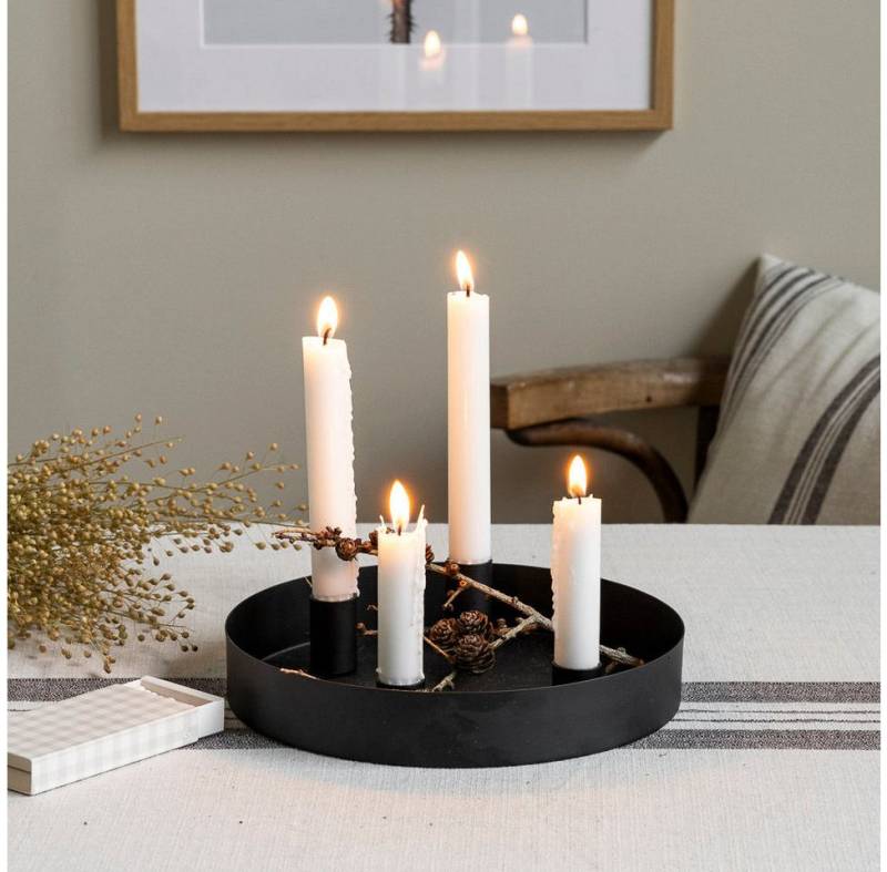 Storefactory Kerzenhalter Tablett Sund rund mit magnetischen Kerzenhaltern Storefactory Kerzenhalter Tablett Sund rund mit magnetischen Kerzenhaltern von Storefactory