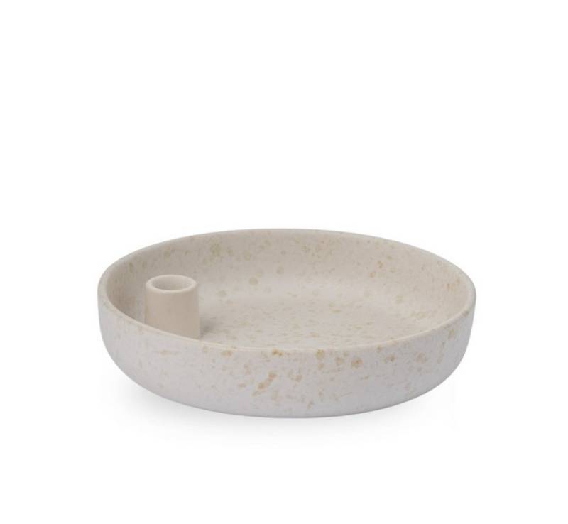 Storefactory Kerzenständer Storefactory Kerzenhalter LIDATORP PORTUGAL creme natur, Ø 23x5cm von Storefactory