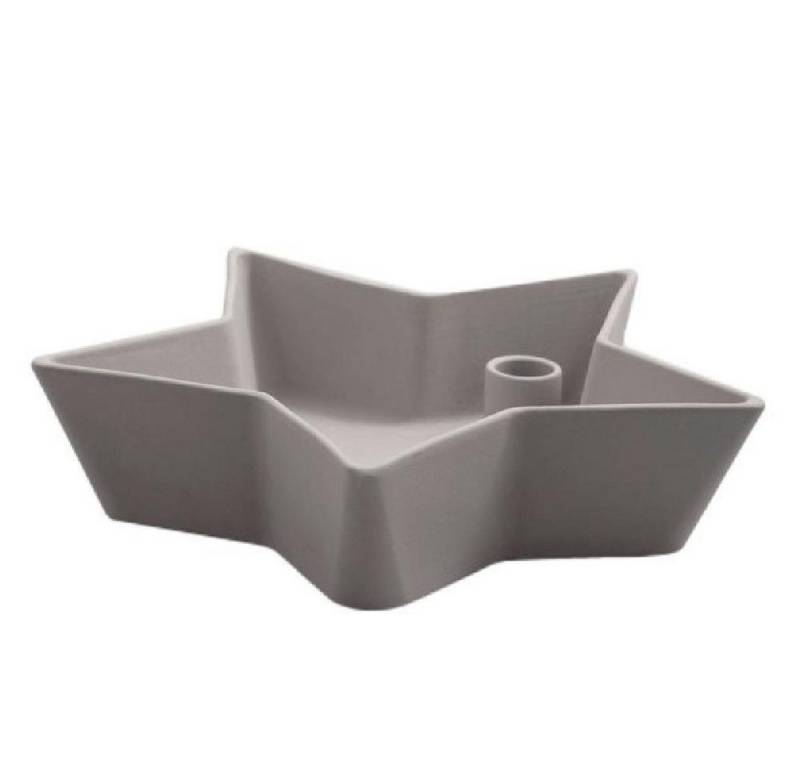 Storefactory Windlicht Kerzenleuchter Lidatorp Stjärna Grau (26cm) von Storefactory