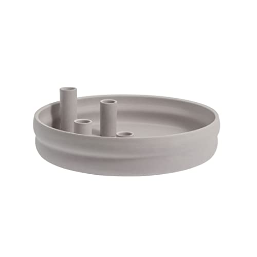 Storefactory [SA2022/08] BOLMEN Light Grey Candlestick von Storefactory